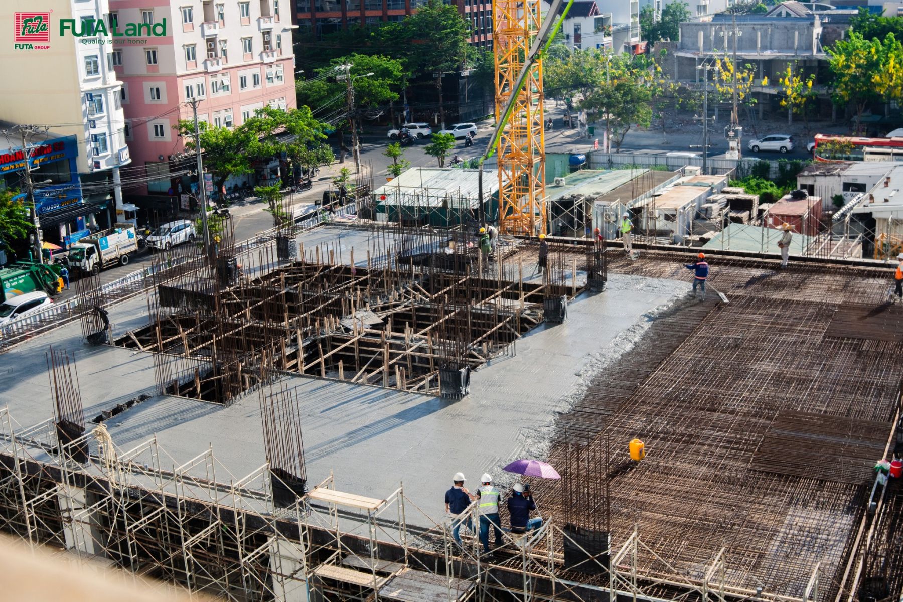 FUTA RESIDENCE – ĐÀ NẴNG TIMES SQUARE TĂNG TỐC XÂY DỰNG NHÀ ĐỖ XE THÔNG MINH, HOÀN THIỆN CHUẨN SỐNG ĐÔ THỊ BIỂN ĐẲNG CẤP