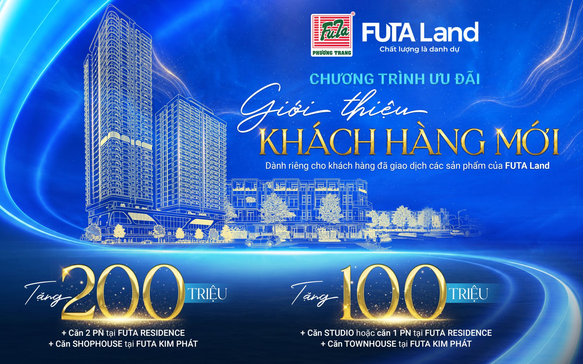 FUTA LAND CÔNG BỐ CHƯƠNG TRÌNH TRI ÂN KHÁCH HÀNG VỚI GIÁ TRỊ LÊN ĐẾN 200 TRIỆU ĐỒNG