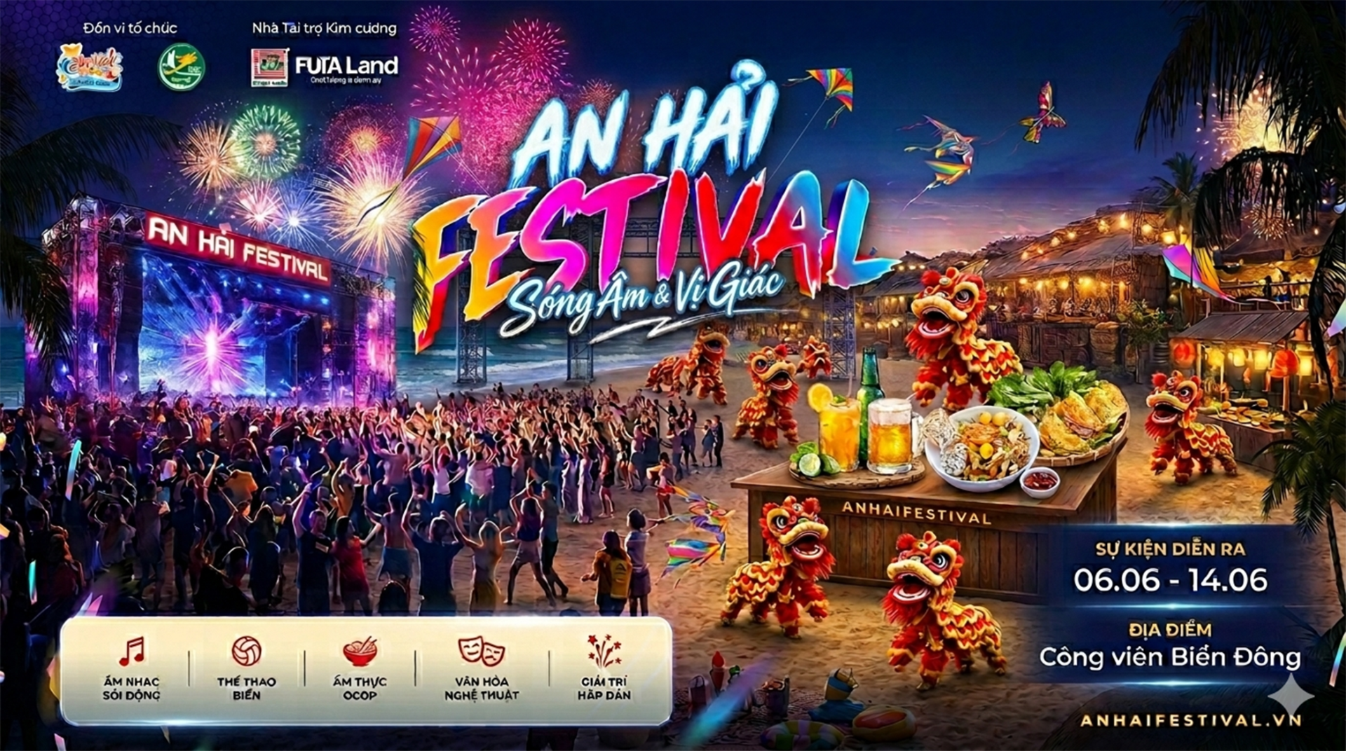 FUTA LAND TÀI TRỢ KIM CƯƠNG AN HẢI FESTIVAL 2026: ĐỒNG HÀNH CÙNG MÙA HÈ SÔI ĐỘNG ĐÀ NẴNG