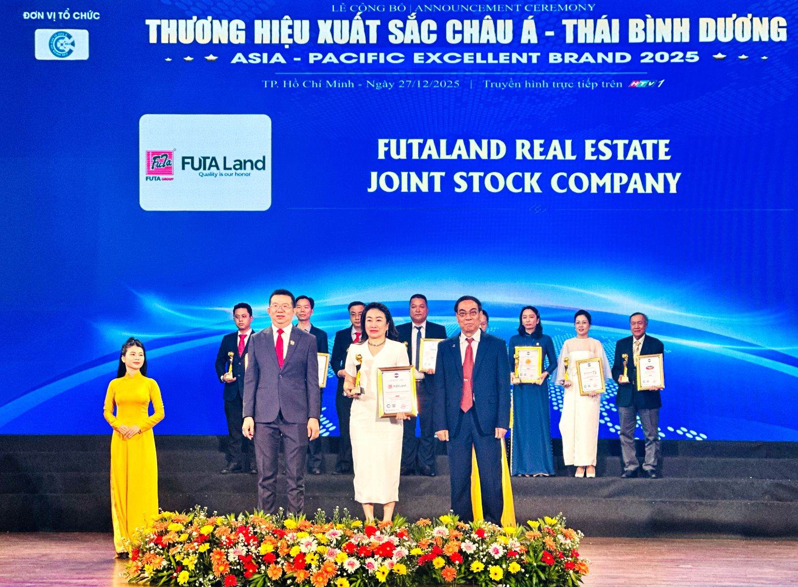 FUTA Land khẳng định vị thế Top 10 Thương hiệu Xuất sắc Châu Á – Thái Bình Dương 2025