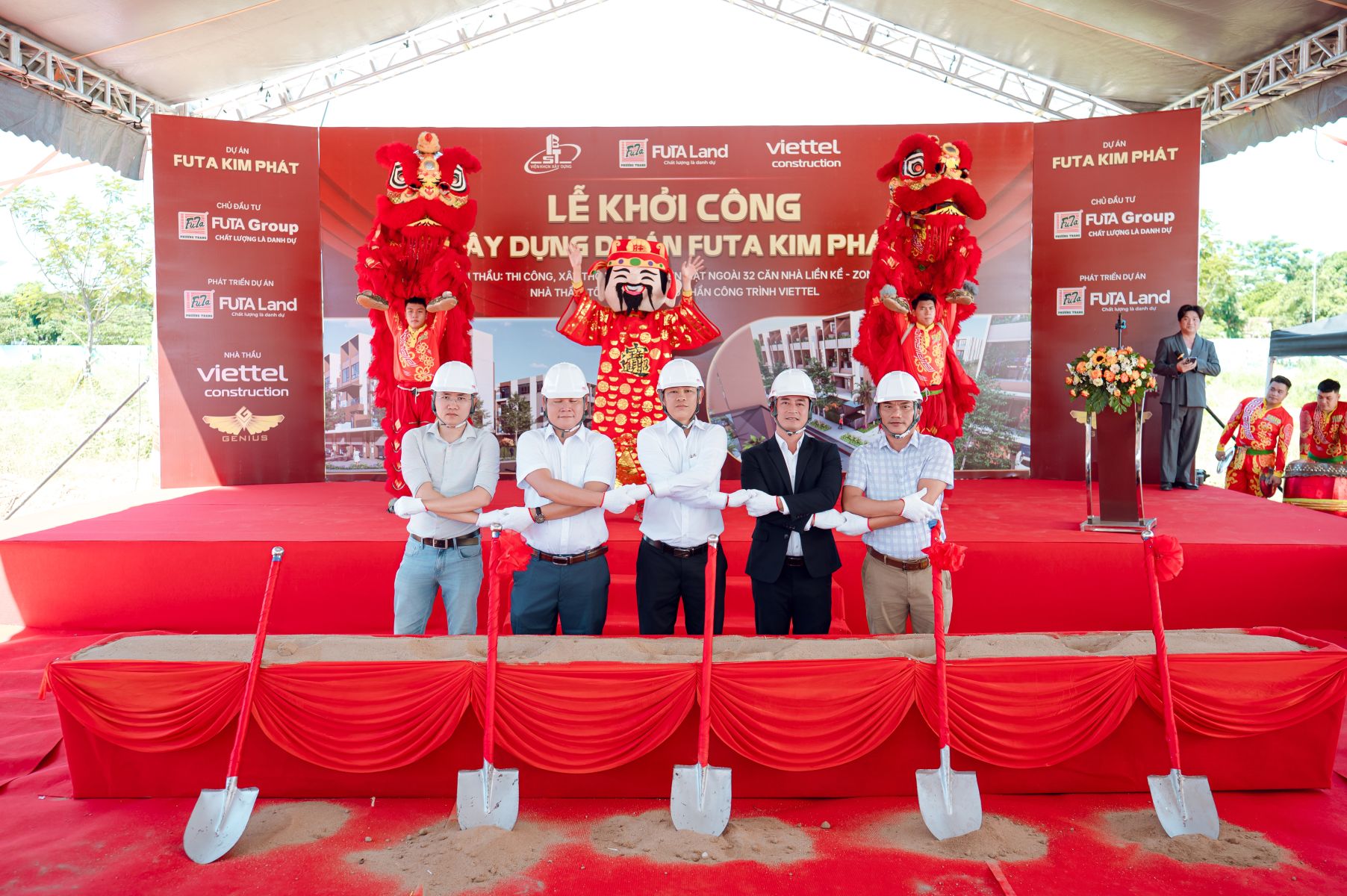 FUTA LAND KHỞI CÔNG XÂY DỰNG 171 CĂN SHOPHOUSE DỰ ÁN KHU PHỨC HỢP ĐÔ THỊ, THƯƠNG MẠI CAO TẦNG PHƯƠNG TRANG- KHU C5B (TÊN THƯƠNG MẠI: FUTA KIM PHÁT) TẠI ĐÀ NẴNG